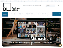 Tablet Screenshot of business-leads.net